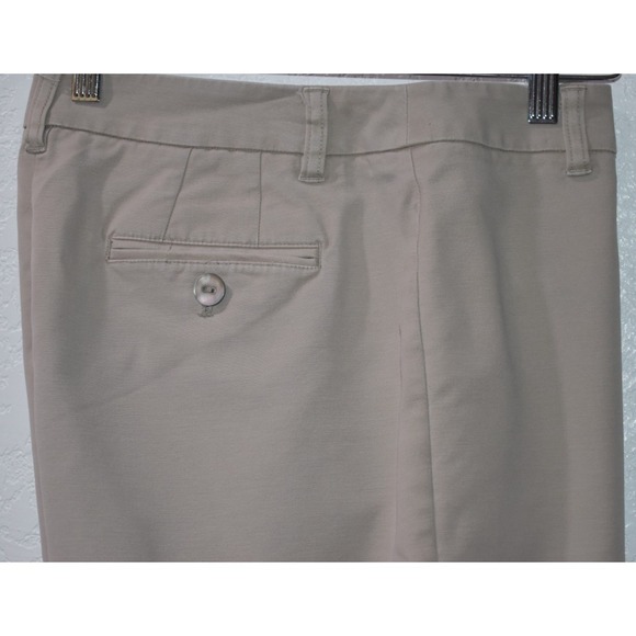Chicos 2/Large Bermuda Shorts Flat Front Cotton Stretch Modest 11.5 inch inseam - Picture 7 of 16